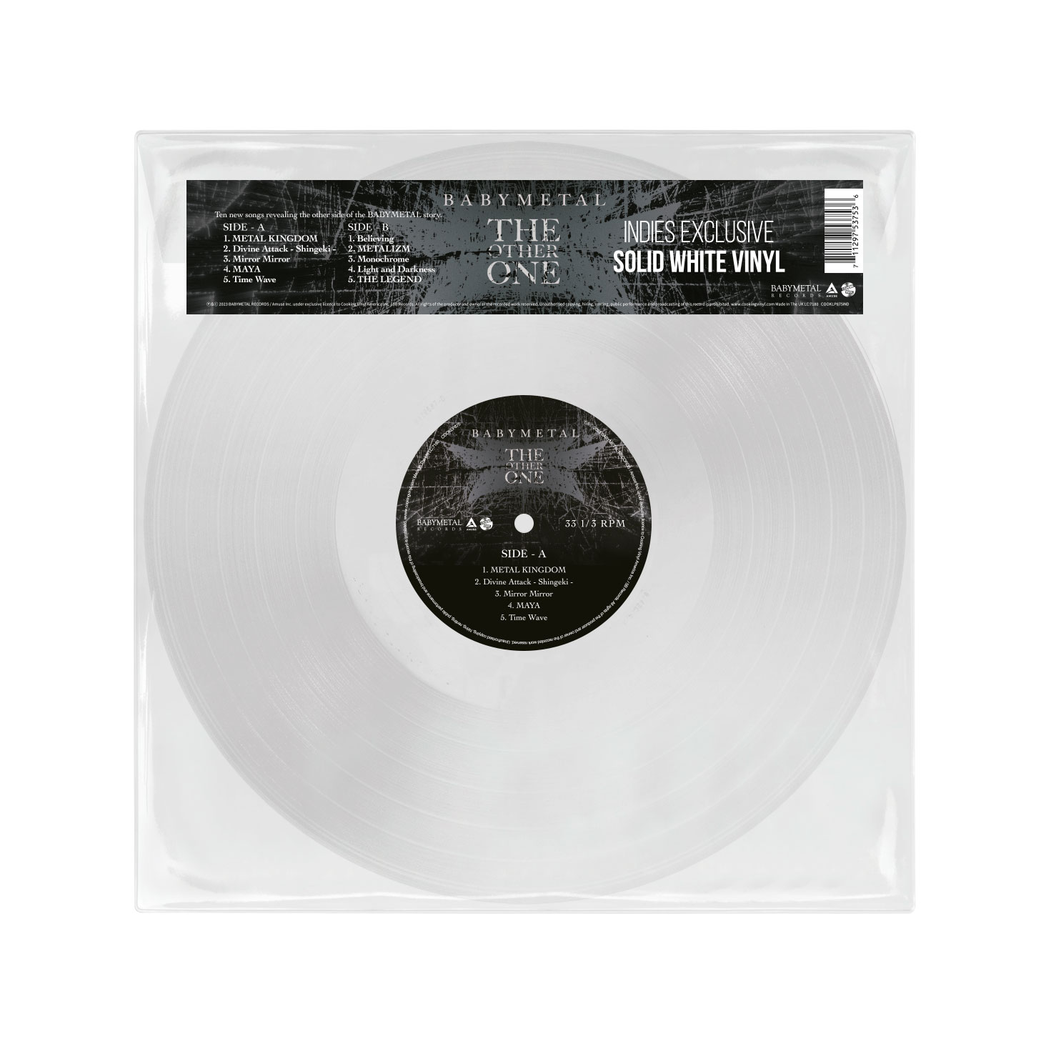 BABYMETAL - The Other One (Indie Exclusive Limited Edition Solid White Vinyl)