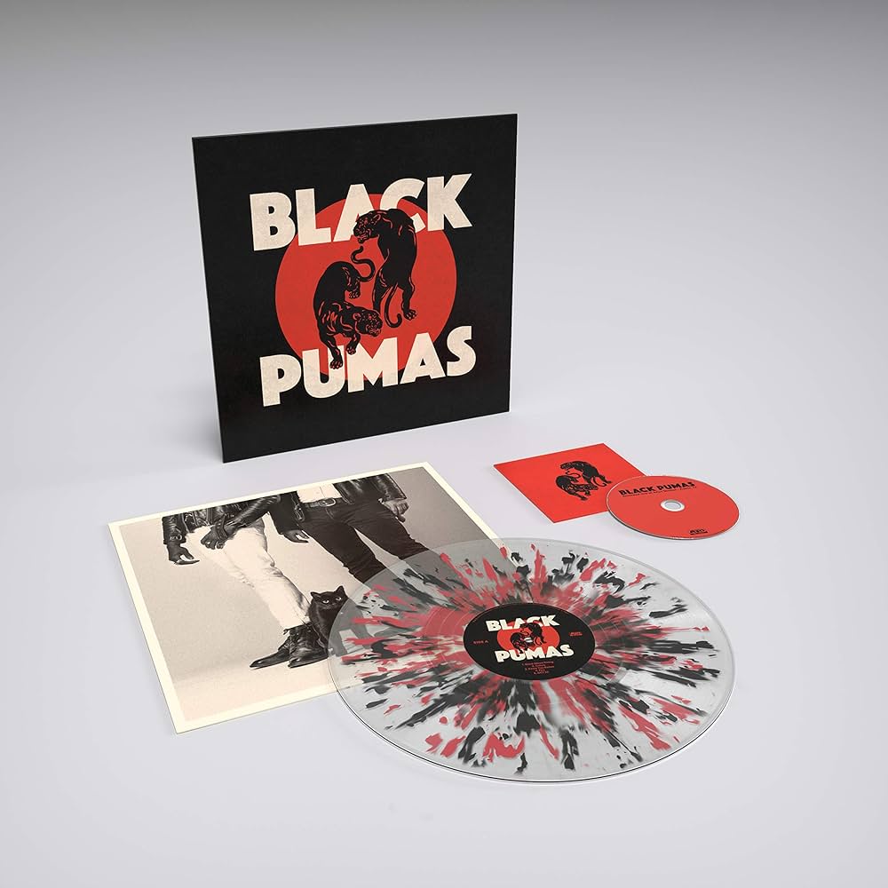 Black Pumas - Black Pumas (Deluxe Red & Black Splatter On Clear Vinyl + CD)