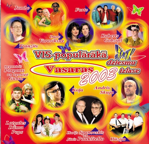 Various - Vis-populārākā Vasaras dziesmu izlase 2003