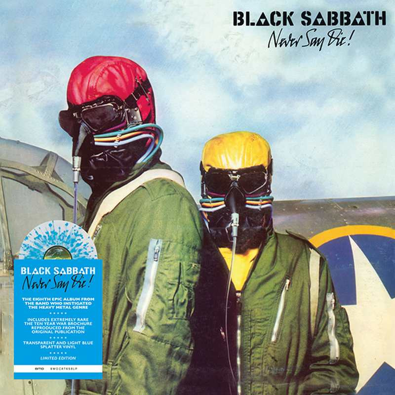 Black Sabbath - Never Say Die! (Transparent & Light Blue Splatter Vinyl)(RSD 2023)
