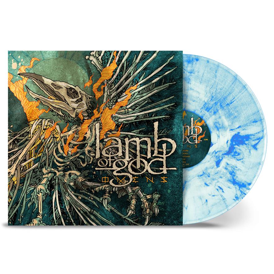 Lamb of God - Omens (Blue & White Marbled Vinyl)