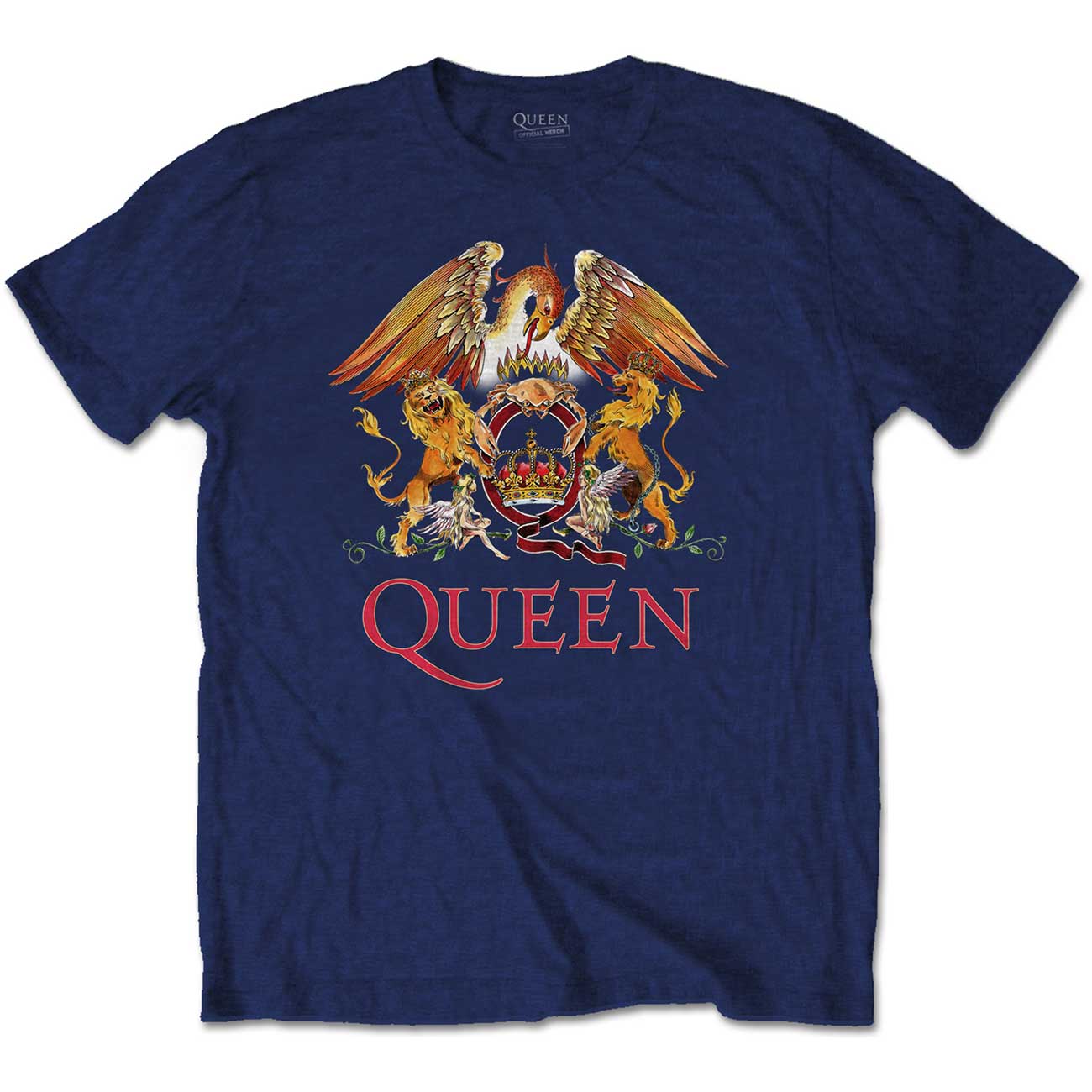 Queen - Classic Crest Navy (Large)