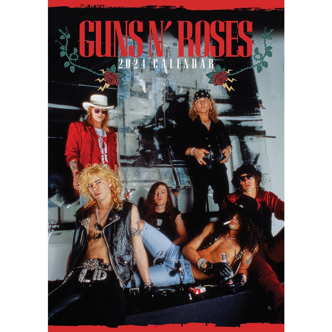 Guns N' Roses - Kalendārs Guns N' Roses 2024 (Unofficial)