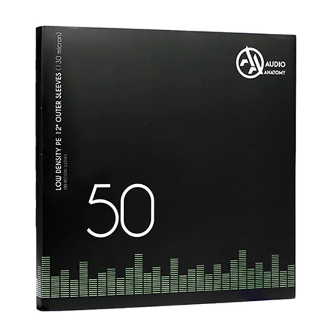 Audio Anatomy - Vinyl Outer Sleeves, 12″ PP / 80µ, 50