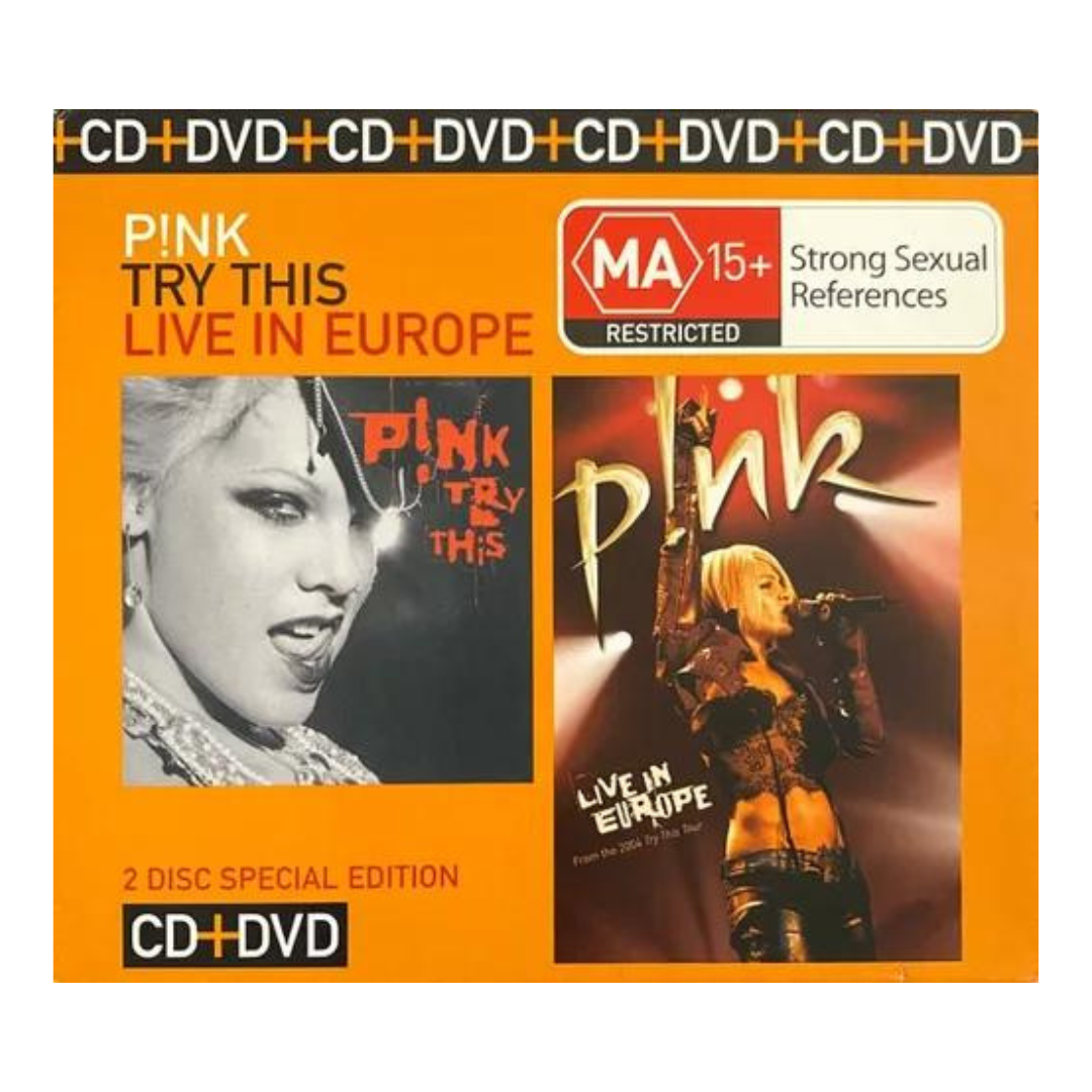 PINK - Try This/ Live In Europe (CD + DVD)