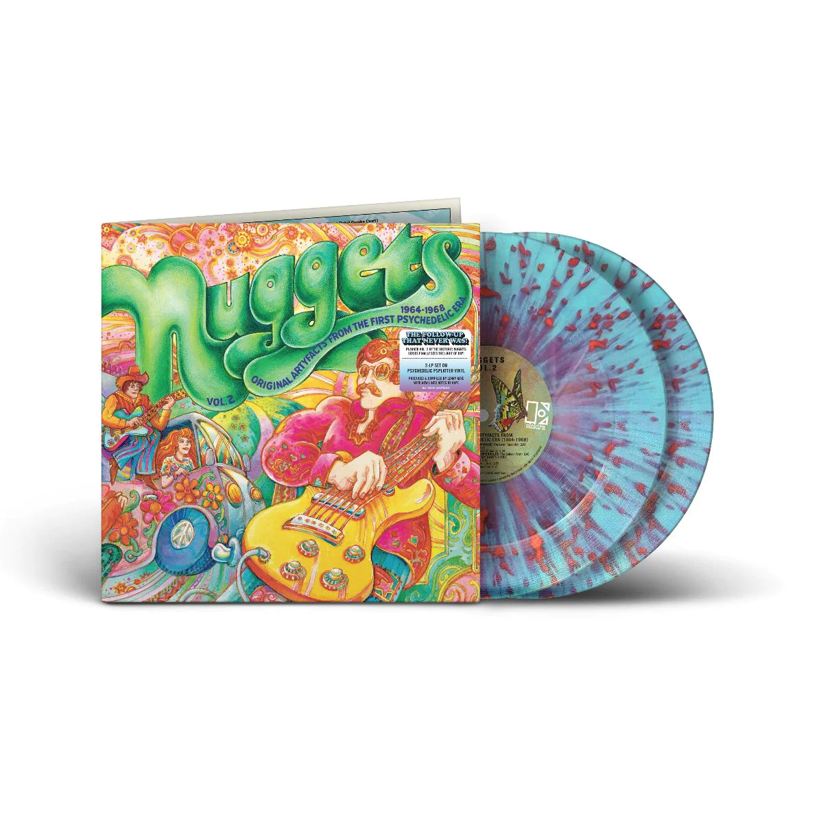 Various - Nuggets Vol. 2 (Blue and Red Psychedelic Colour Vinyl)