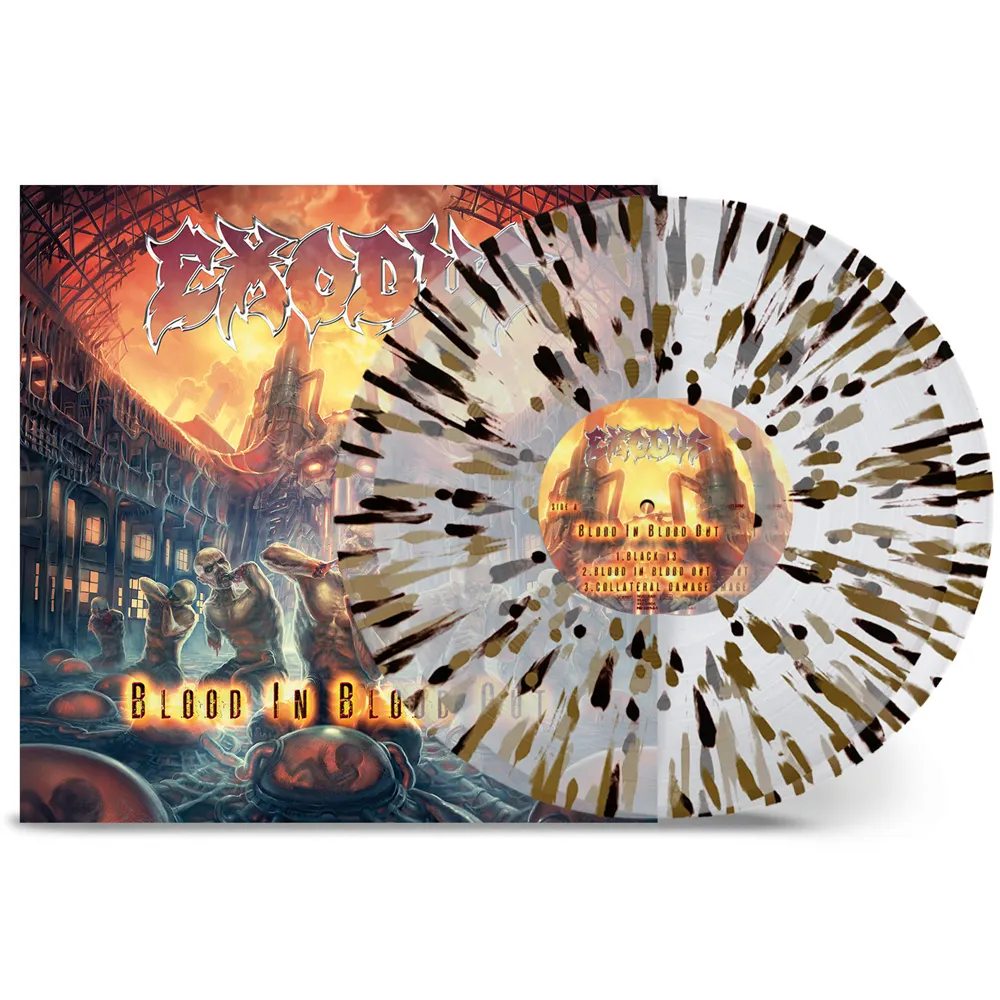 Exodus - Blood In Blood Out (Clear Gold & Black Splatter Vinyl)