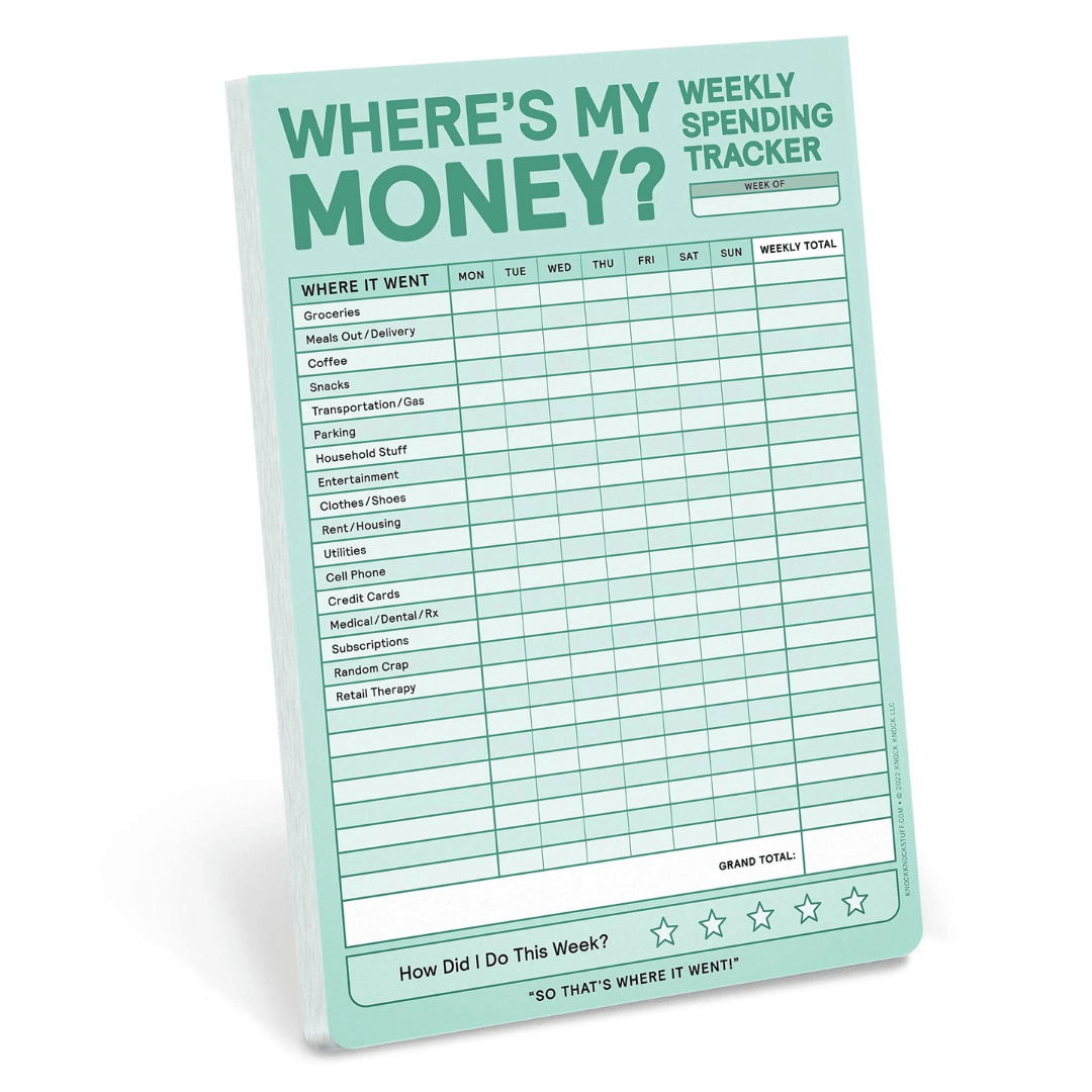 New Mags - Saraksts ''Where's My Money Weekly Budget Tracker''