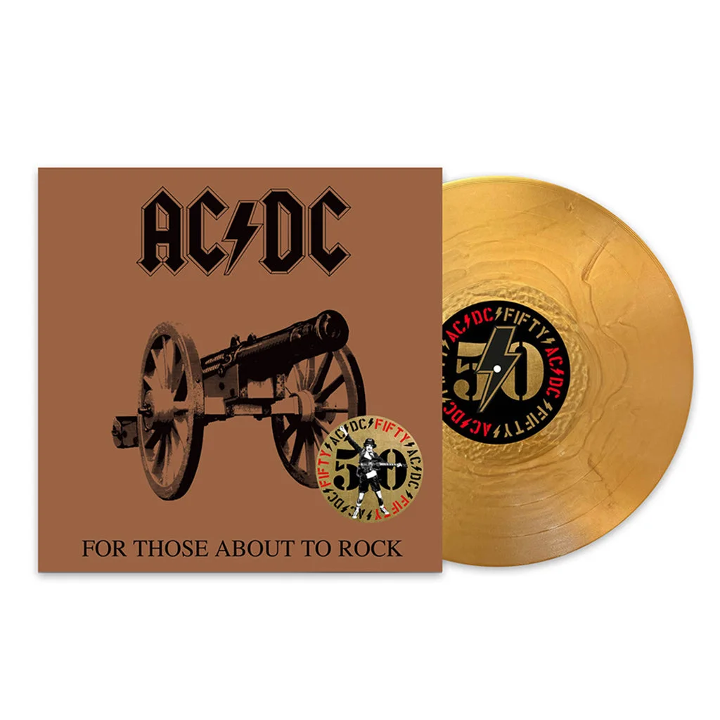 AC/DC - For Those About To Rock (50th Anniversary Gold Vinyl)