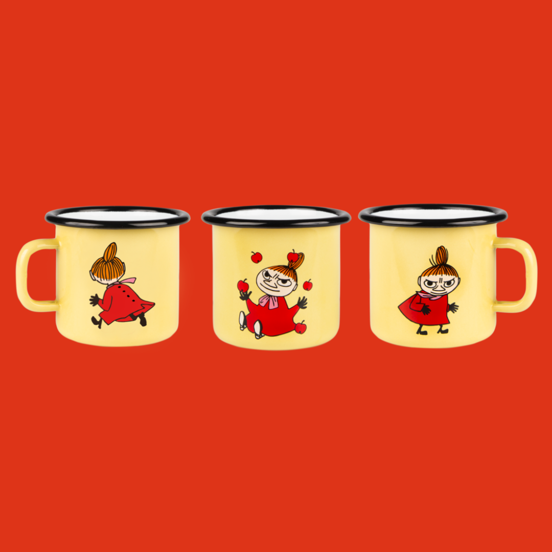 Moomins - Enamel Mug Little My Apples (250 ml)