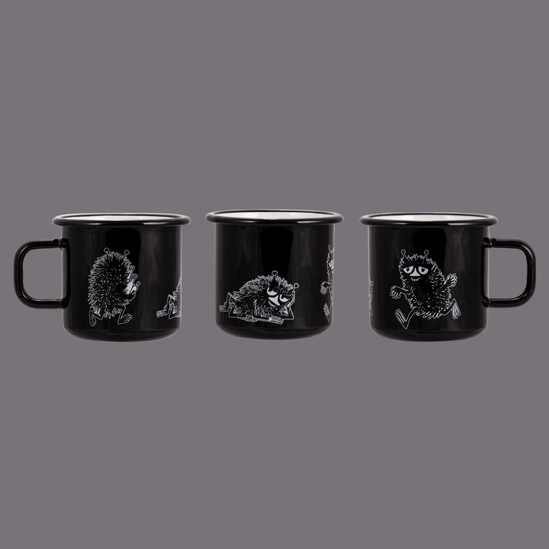 Moomins - Enamel Mug Stinky black (370 ml)