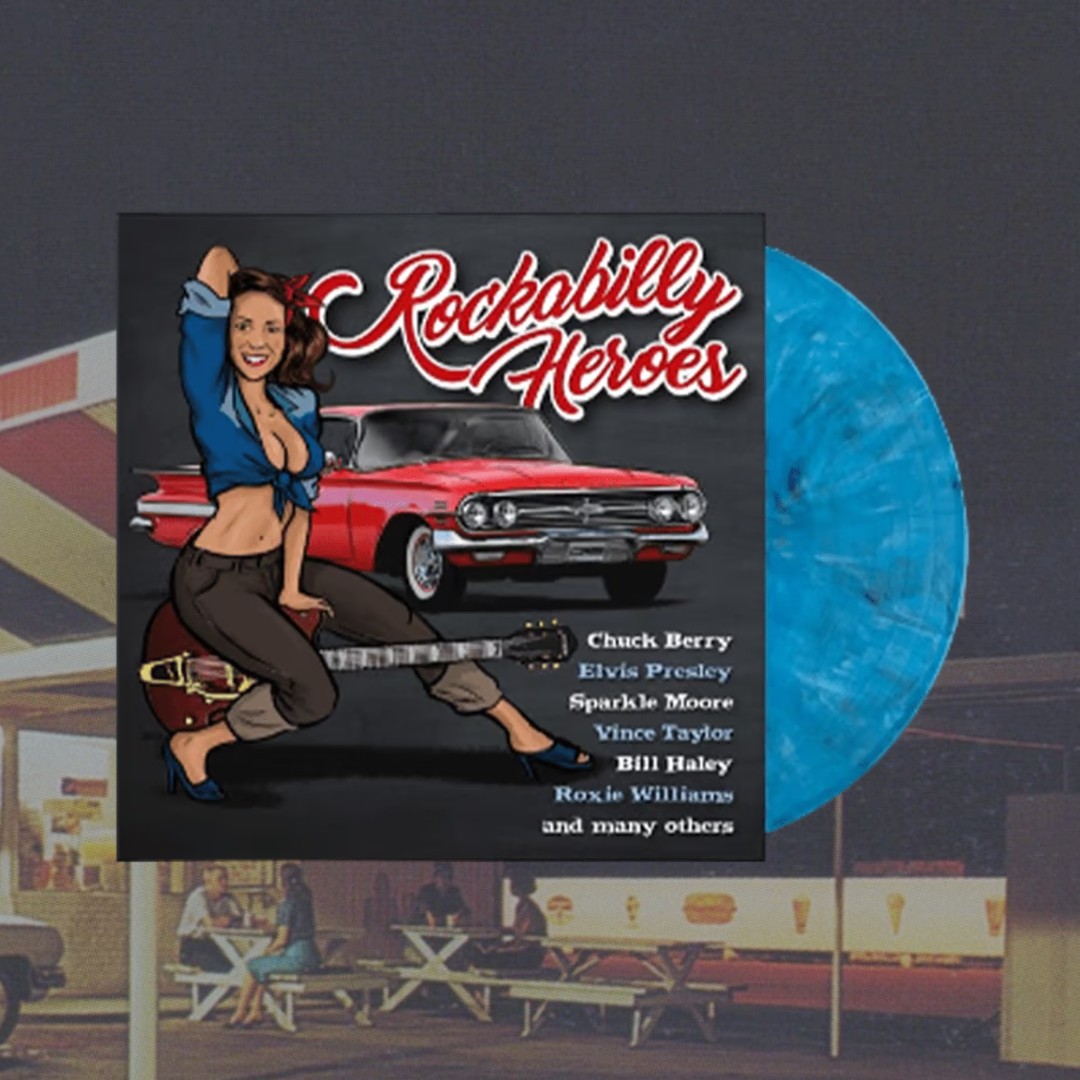 Various - Rockabilly Heroes (Blue Marbled Vinyl)(RSD 2024)