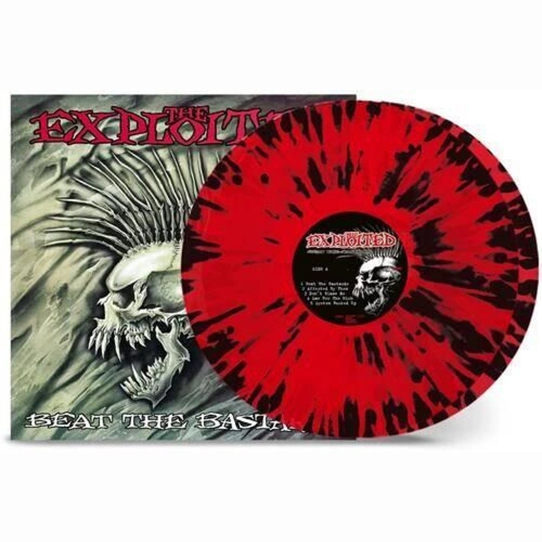 The Exploited - Beat The Bastards (Transparent Red With Black Splatter Vinyl)