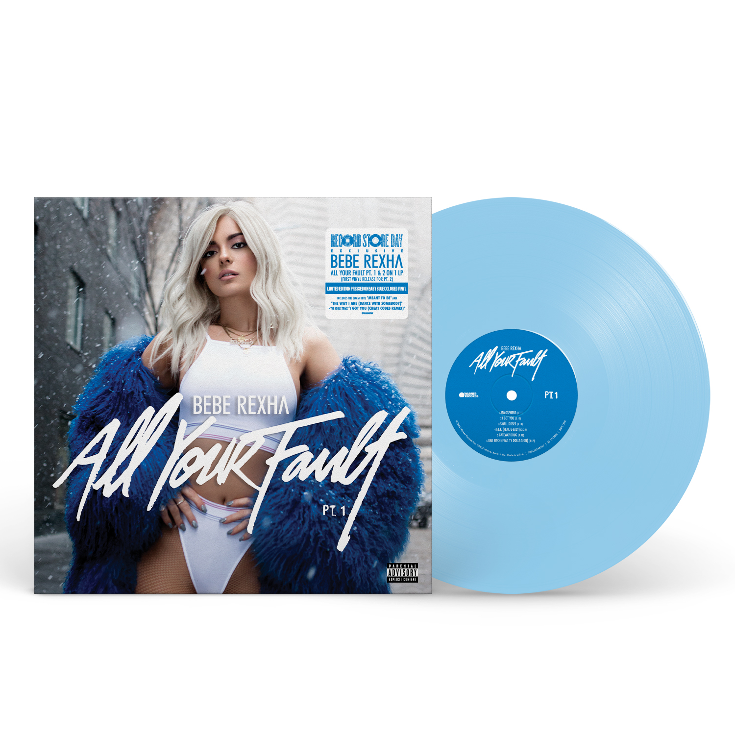 Bebe Rexha - All Your Fault: Pt. 1 & 2 (Baby Blue Vinyl)(RSD 2024)
