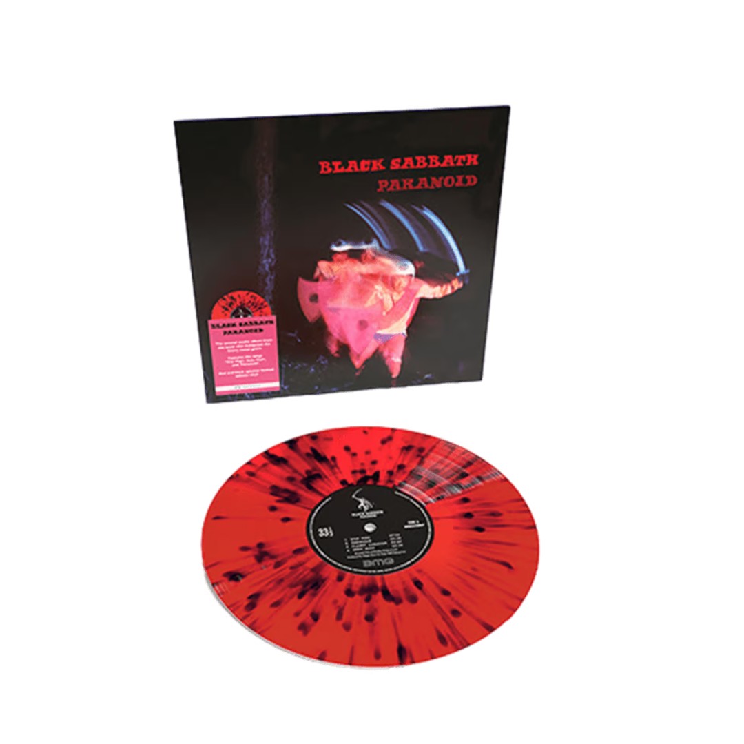 Black Sabbath - Paranoid (Red & Black Splatter Vinyl)(RSD 2024)