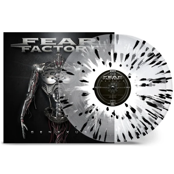 Fear Factory - Genexus (Crystal Clear With Black White Splatter Vinyl)