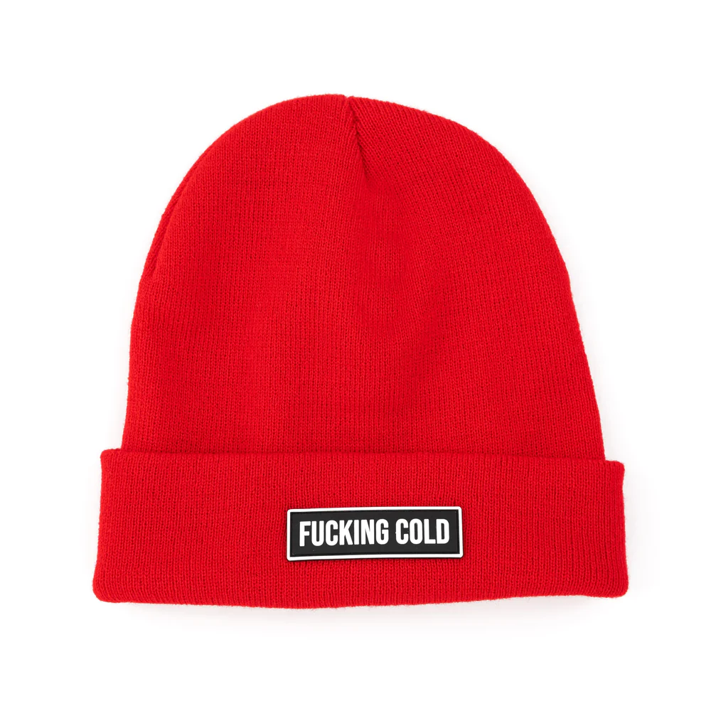 Fisura - Ziemas cepure "F*cking Cold" (Red)