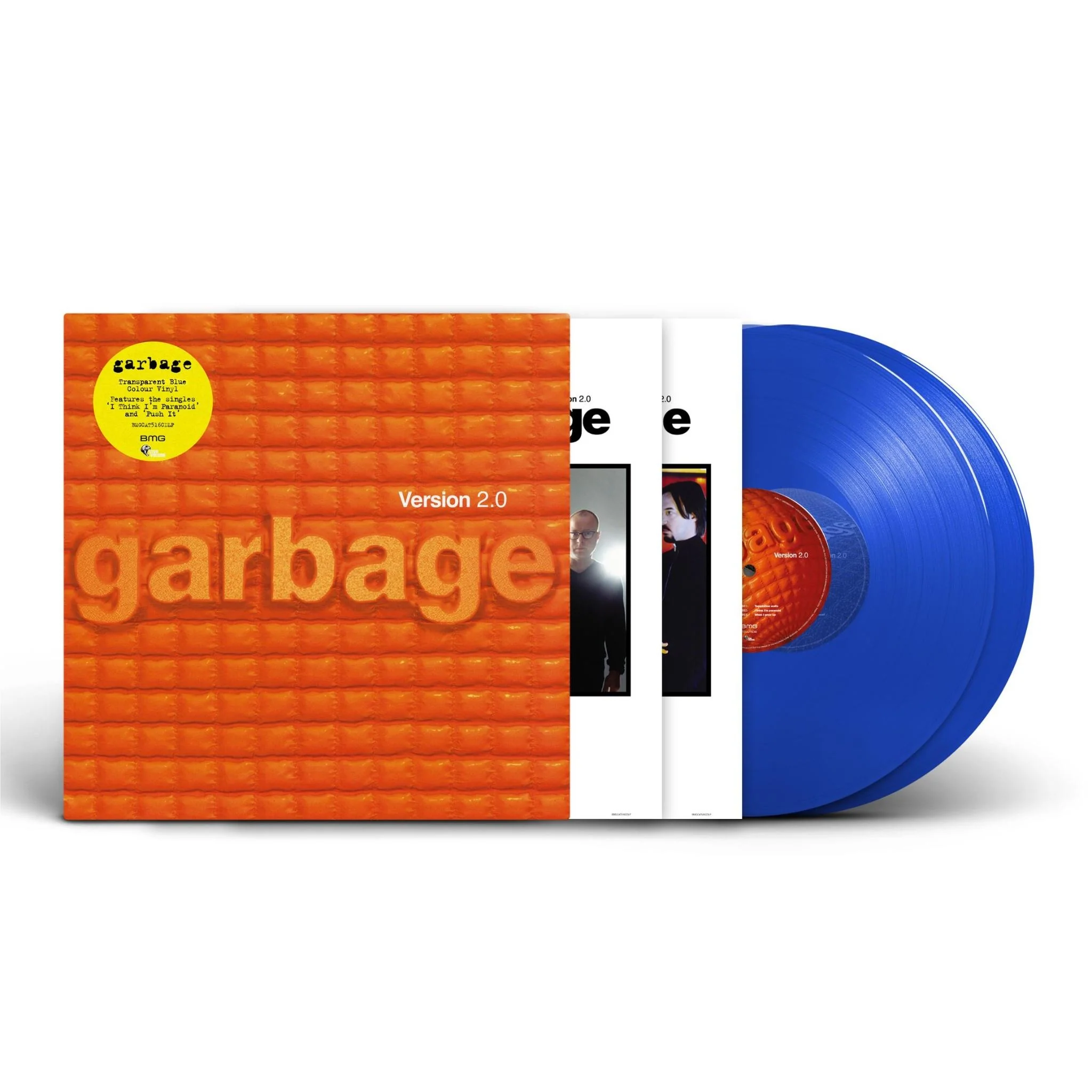 Garbage - Version 2.0 (Transparent Blue Vinyl)
