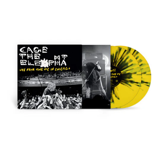 Cage The Elephant - Live From The Vic In Chicago (Yellow & Black Splattered Vinyl) (RSD BF 2025)