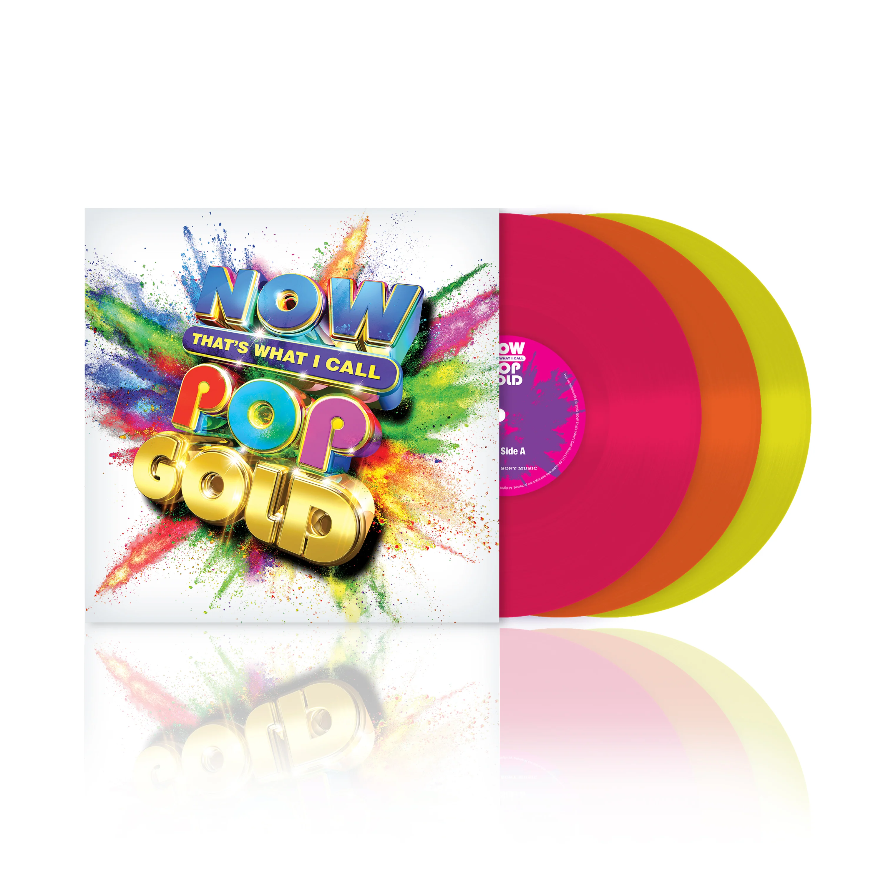 Various - Now That's What I Call Pop Gold (Neon Pink, Orange & Yellow Vinyl)(3 LP)