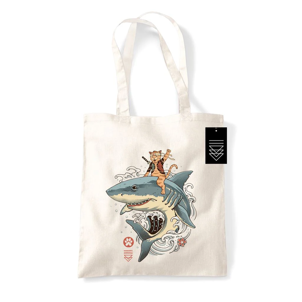 Vincent Trinidad - Catana Shark Tote Bag