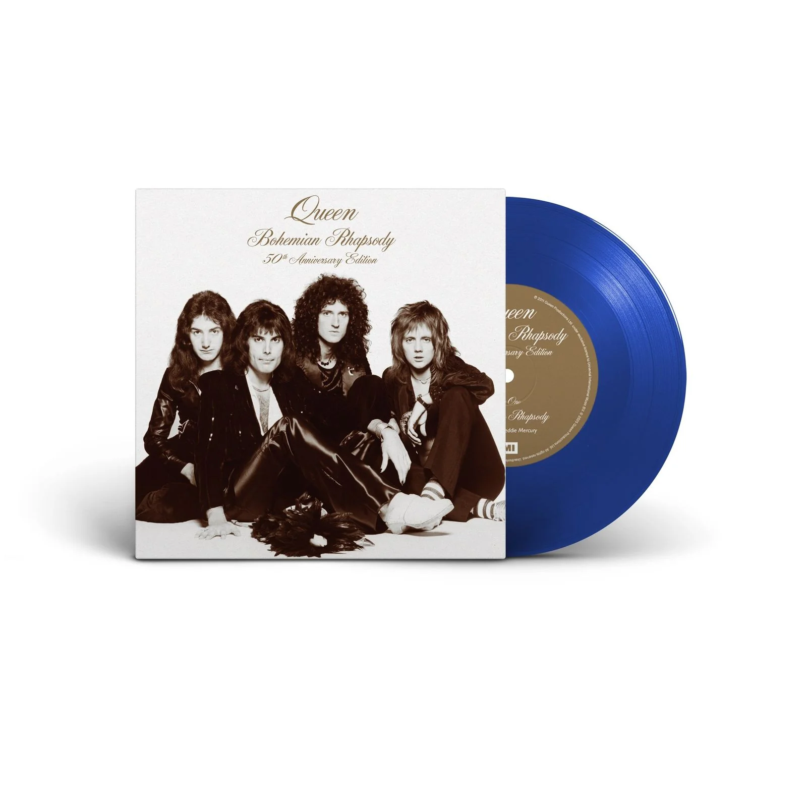 Queen - Bohemian Rhapsody / I'm in Love with My Car (50th Anniv. Blue 7'' Vinyl)