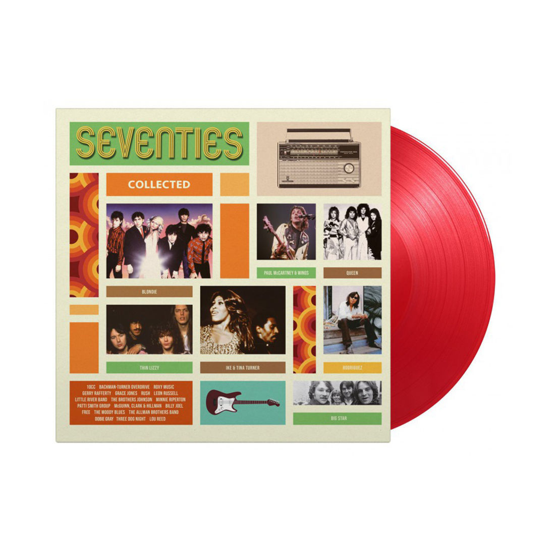Various - Seventies Collected (Transparent Red Vinyl)