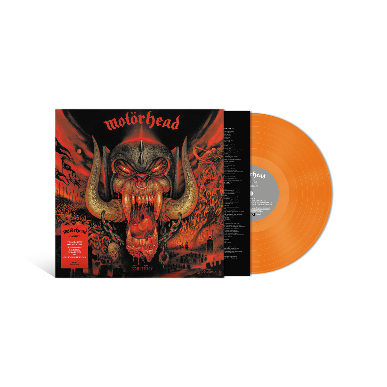 Motörhead - Sacrifice (Orange Vinyl)