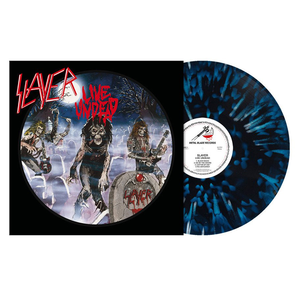 Slayer - Live Undead (Blue & White Splatter Vinyl)