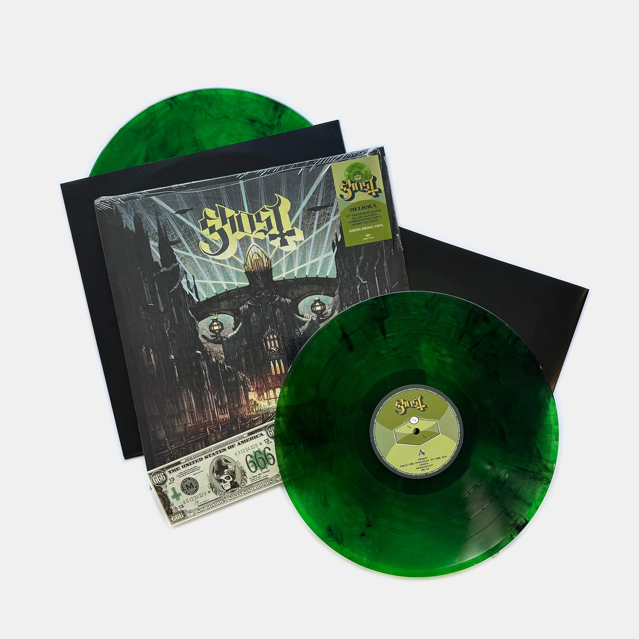 Ghost - Meliora (10th Anniversary Deluxe Edition Green Smoke Vinyl)