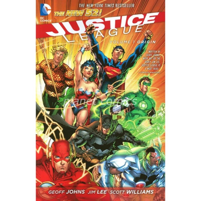 DC Comics - Grafiskā Novele - Justice League Vol. 1: Origin (The New 52)