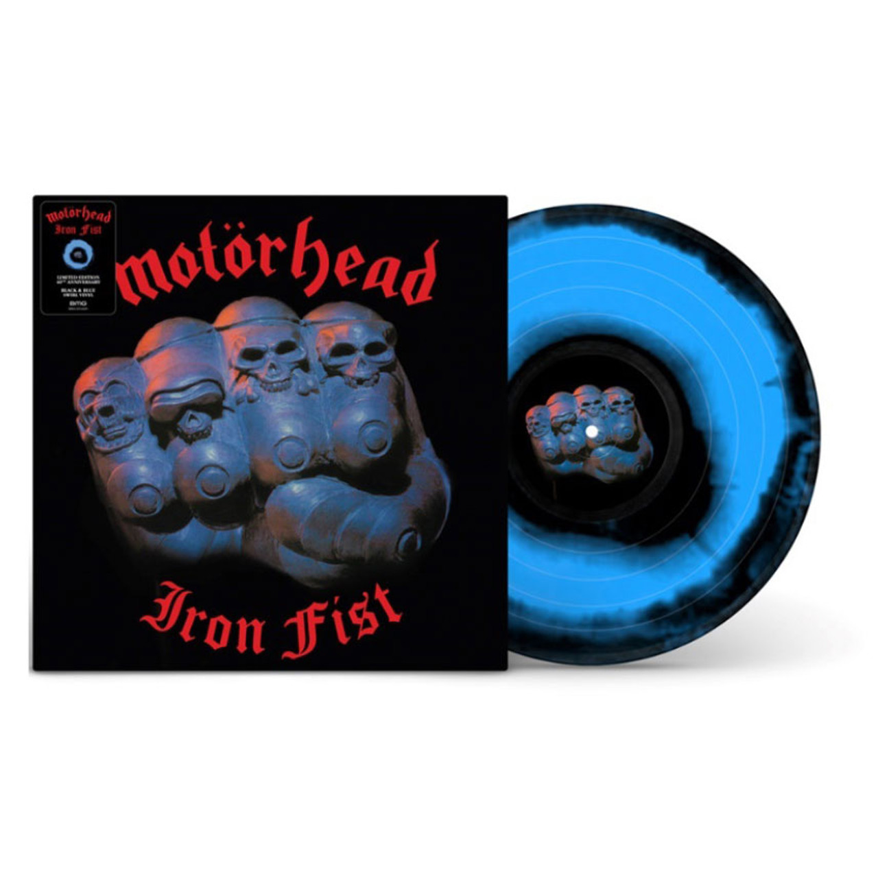 Motörhead - Iron Fist (40th Anniversary Edition)(Black & Blue Swirl Vinyl)