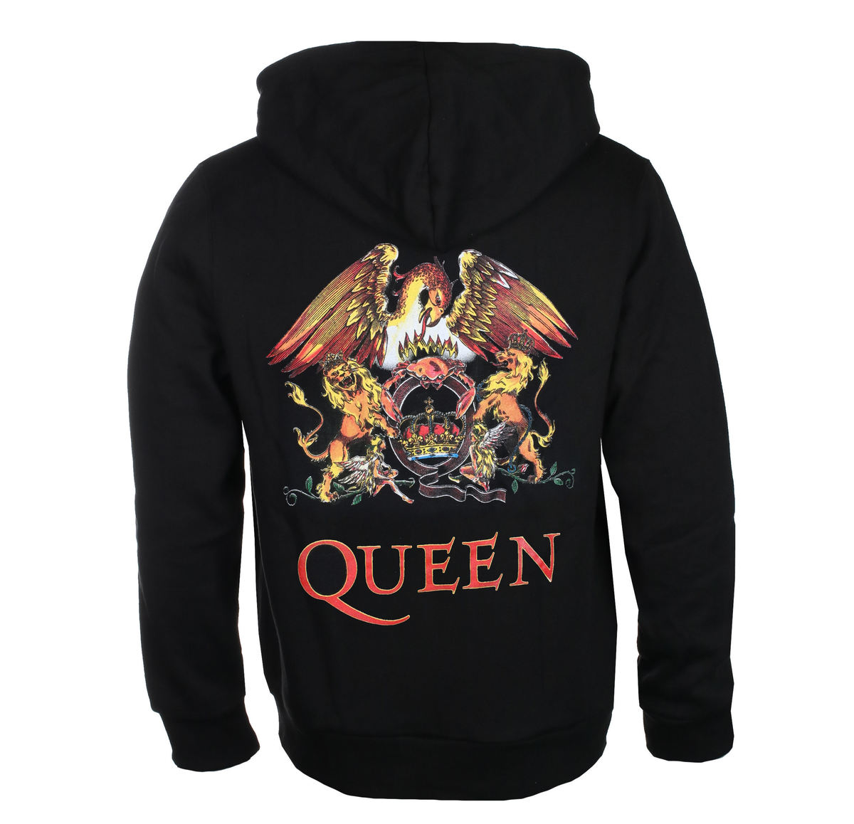 Queen - Zip Hoodie Classic Crest Back Print