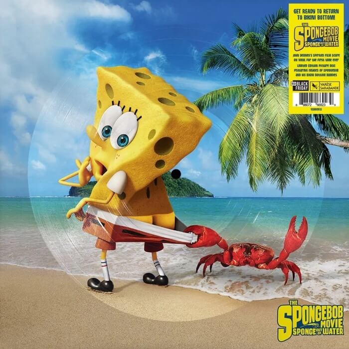 John Debney - OST "The SpongeBob Movie: Sponge Out Of Water" (10th Anniversary Picture Vinyl) (RSD BF 2025)