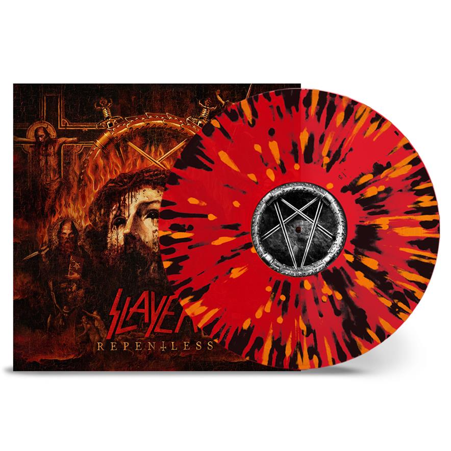 Slayer - Repentless (Transparent Red Vinyl With Orange & Black Splatter)