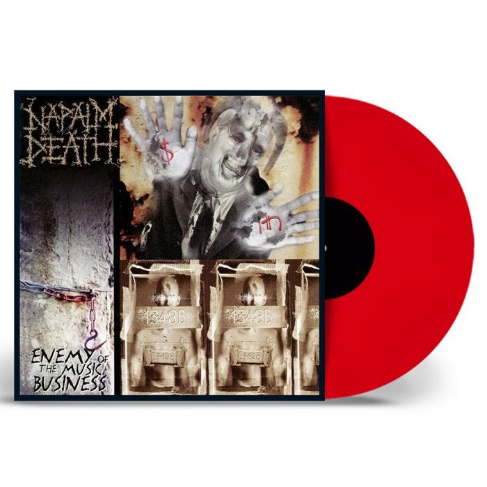 Napalm Death - Enemy Of The Music Business (Red Vinyl)