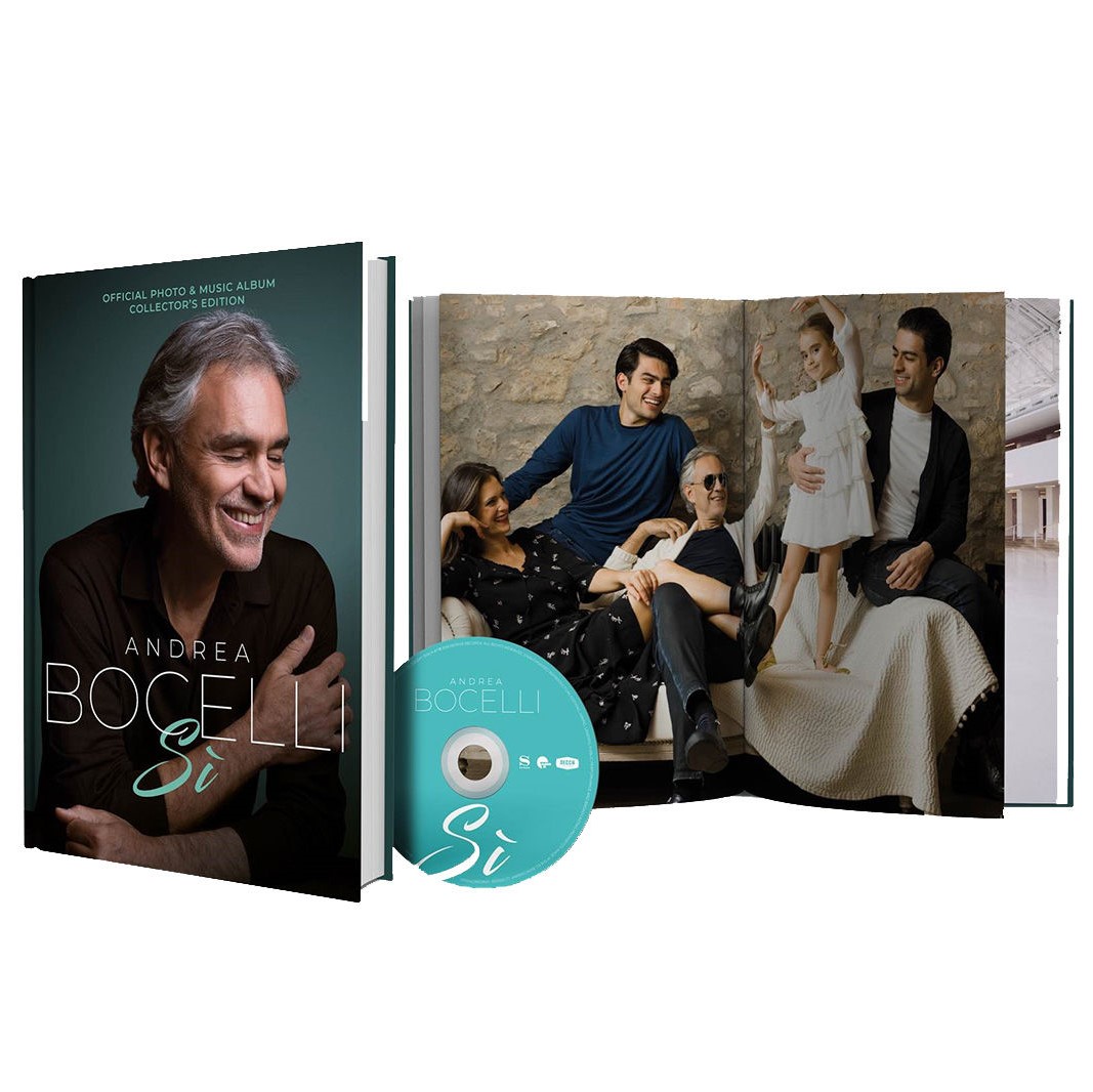 Andrea Bocelli - Si: Official Photo & Music Album Collector's Edition