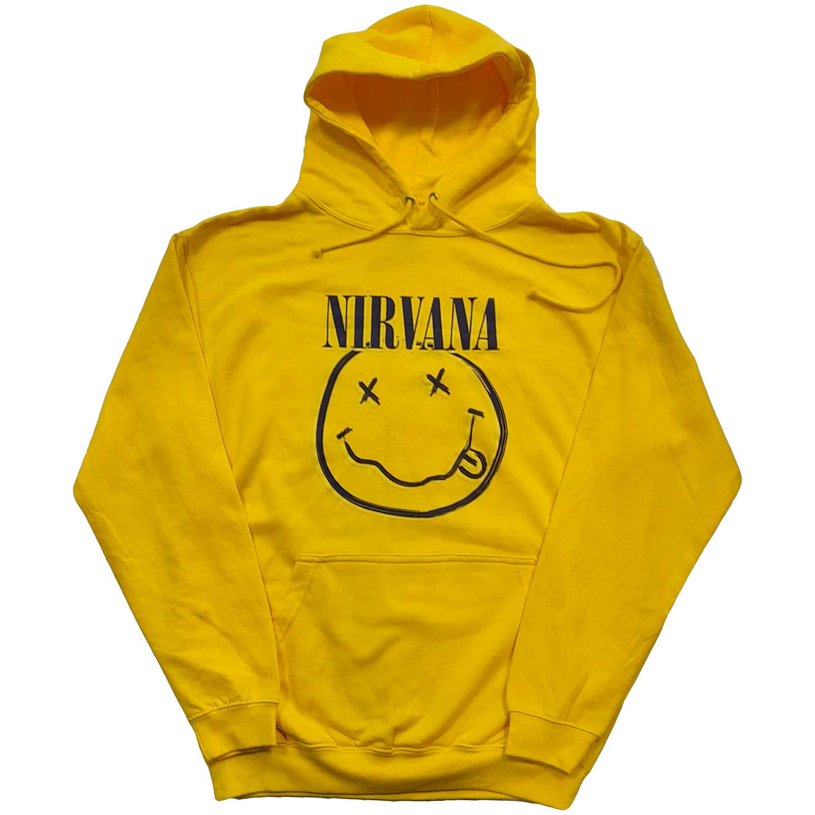 Nirvana - Inverse Smiley Yellow Hoodie