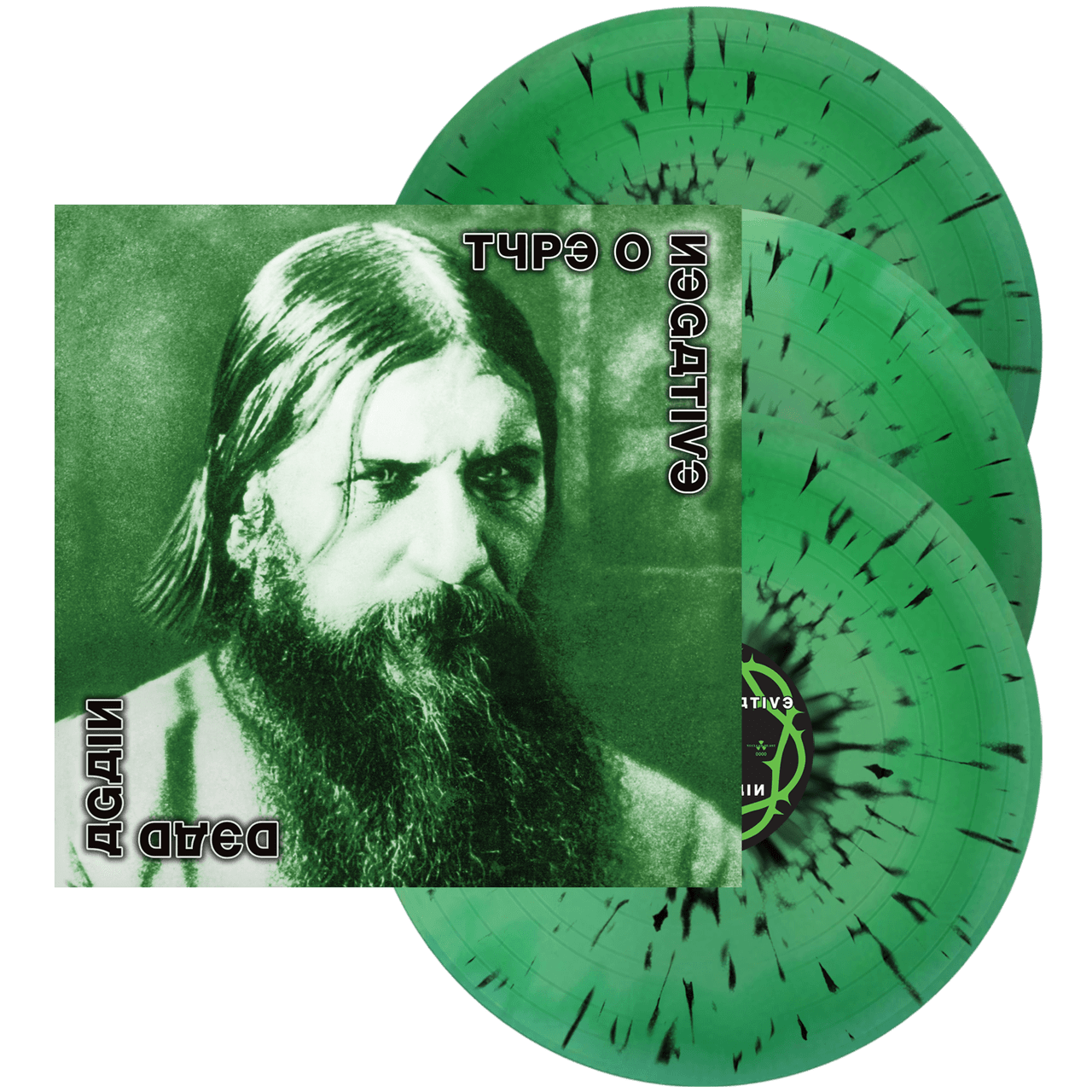 Type O Negative - Dead Again (Limited Edition Mint Swirl With Black Splatter 3LP)