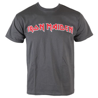 Iron Maiden - Classic Logo Charcoal - T-krekls