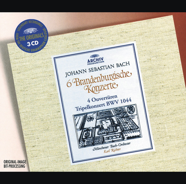 Johann Sebastian Bach - 6 Brandenburgische Konzerte, 4 Oüverturen, Tripelkonzert BWV 1044 (3 CD)
