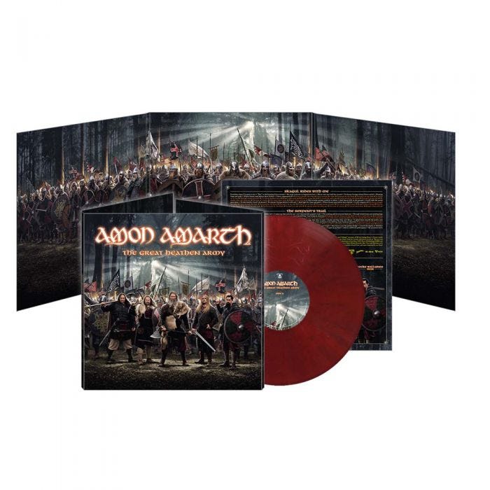 Amon Amarth - The Great Heathen Army (Blood Red Marbled Vinyl)