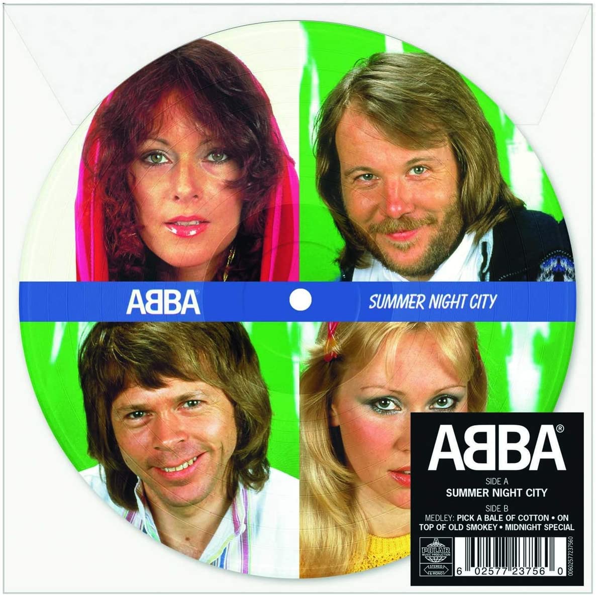 ABBA - Summer Night City (7'' Picture Single)(45 RPM)