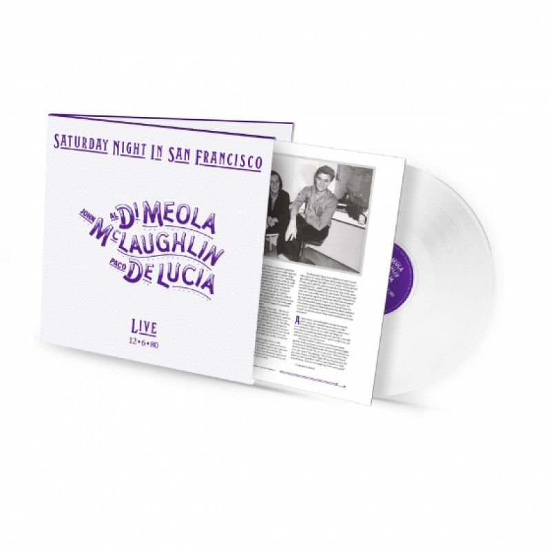 Al Di Meola, John McLaughlin & Paco De Lucía - Saturday Night In San Francisco (Crystal Clear Vinyl)