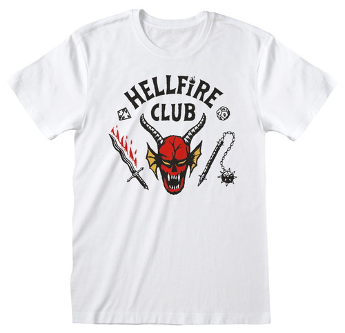 Stranger Things - Hellfire Club Logo White