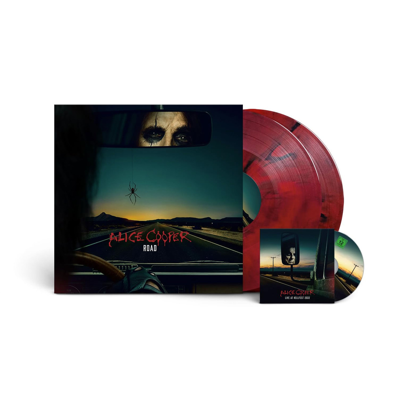 Alice Cooper - Road (Limited Edition Double Red Marbled Vinyl + DVD)