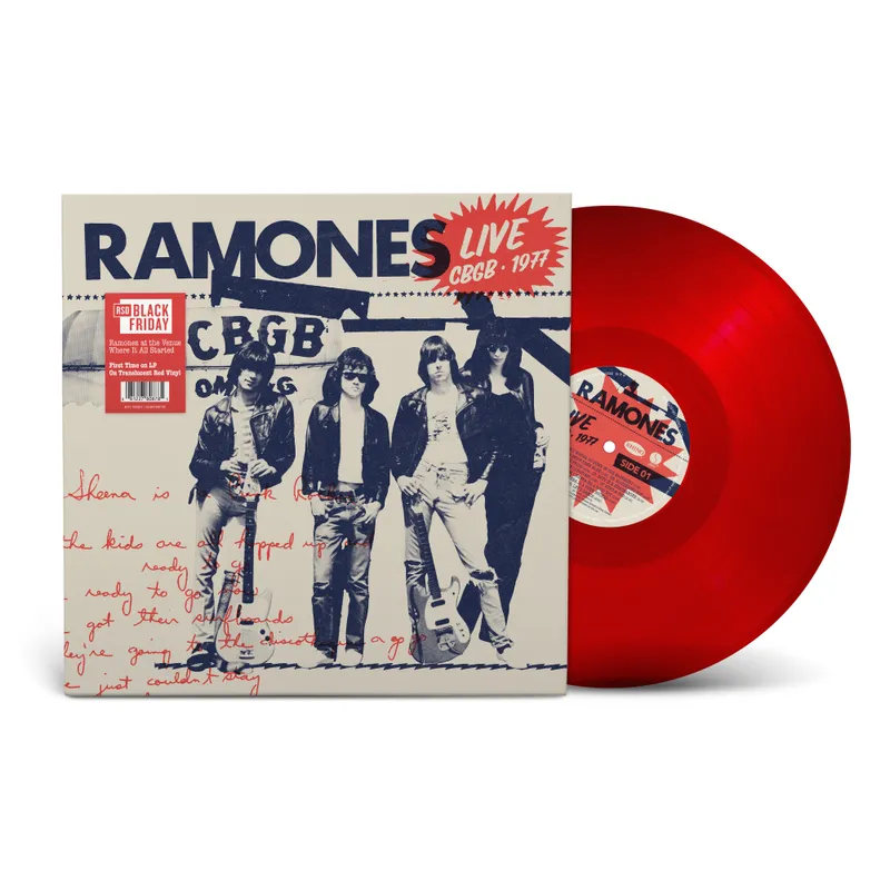 Ramones - Live at CBGB, 1977 (Translucent Red Vinyl) (RSD BF 2025)