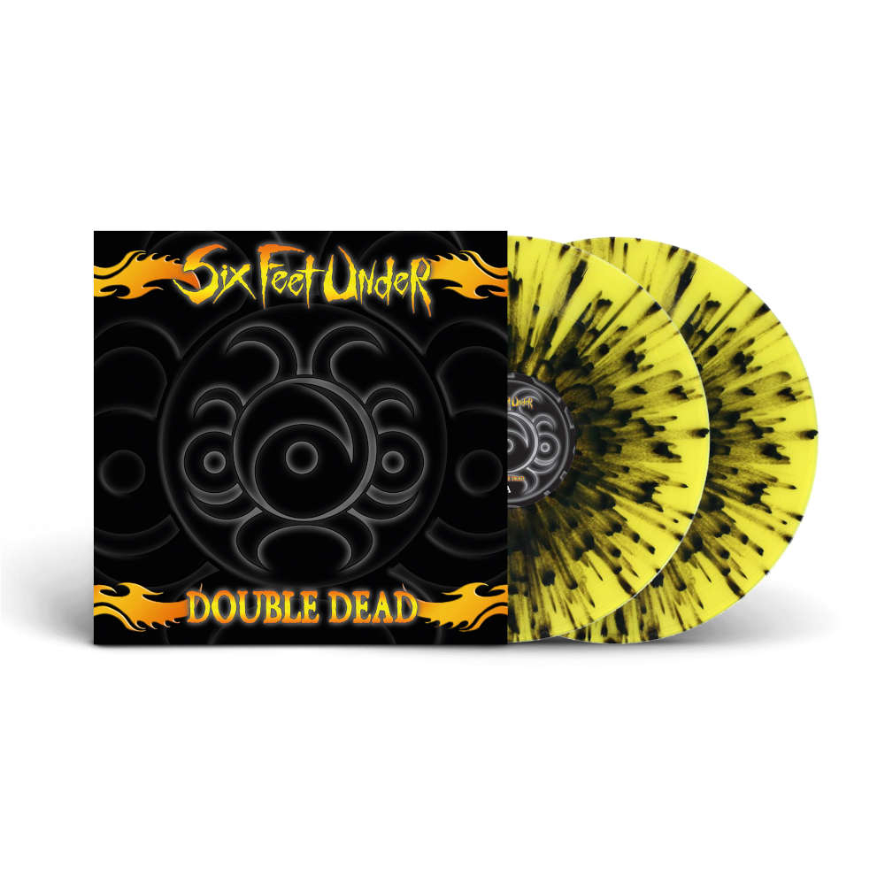 Six Feet Under - Double Dead (Yellow With Black Splatter Vinyl)
